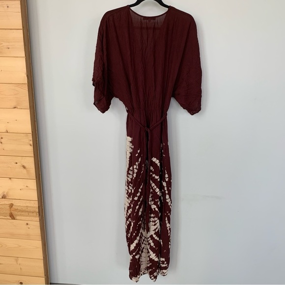 Young Fabulous & Broke Tie Dyed Faux Wrap Dress Size M - Picture 3 of 9